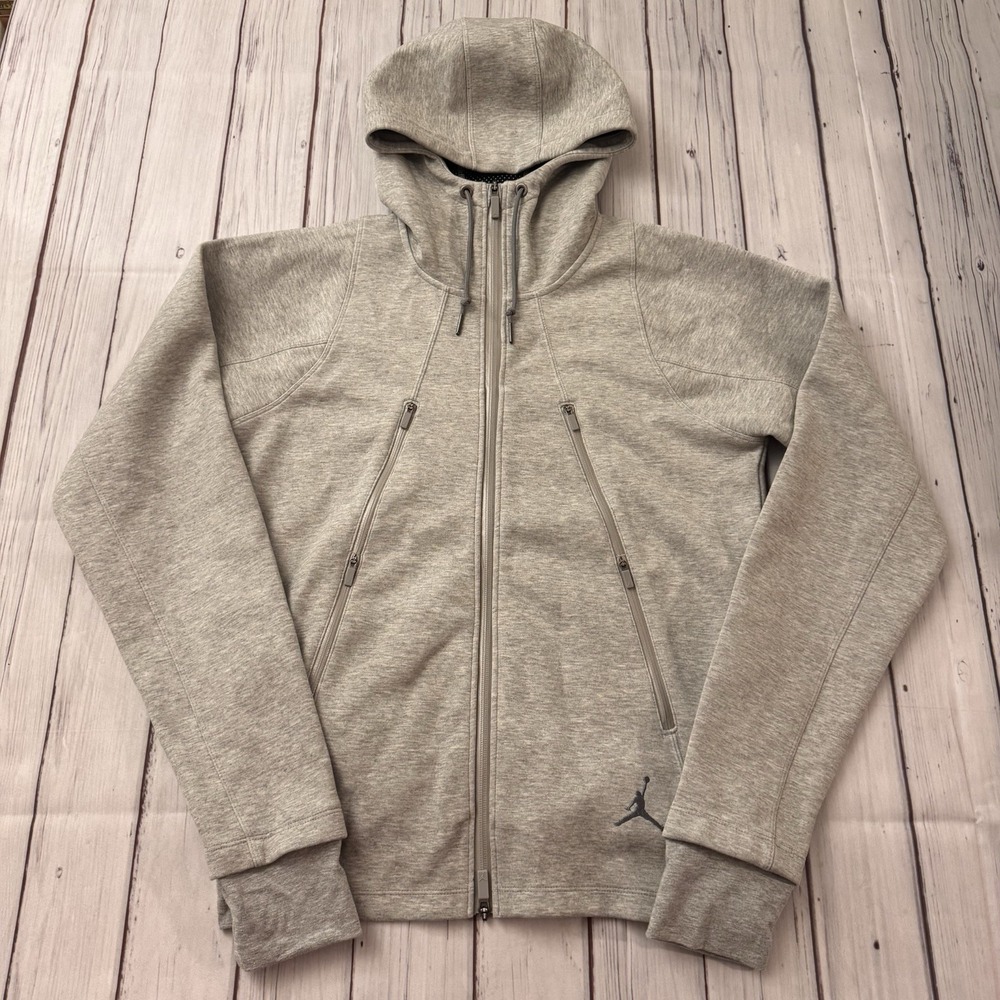 Air Jordan Sportswear Basketball‎ Mens Active Full Zip Hoodie Medium Grey Active